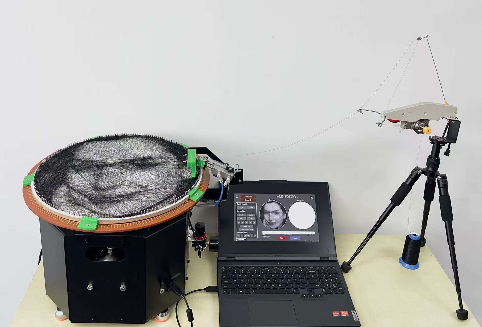 Automatic 2nd-generation String Art Machine NOVA